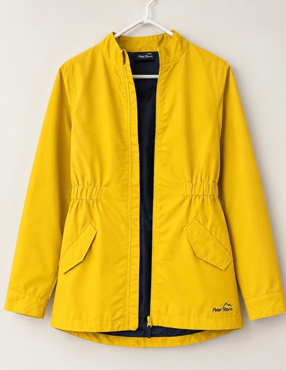 Peter Storm Yellow Hooded Rain Jacket